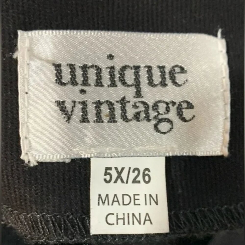 Unique Vintage Black Capri Pants - Picture 6 of 9